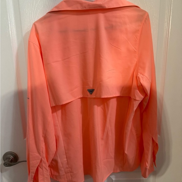 Columbia Coral Button-Up Shirt Hiking Sun protection - Picture 2 of 4